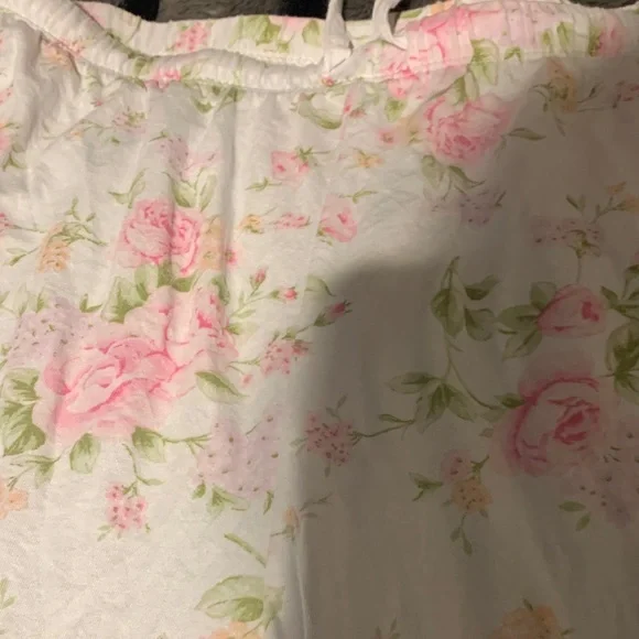 #510 Floral Pajama Set with Pink Roses - Picture 4 of 9